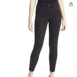 JESSICA SIMPSON Women's MissesCurvy High Rise Ankle Black/ Gray Skinny Jean 31